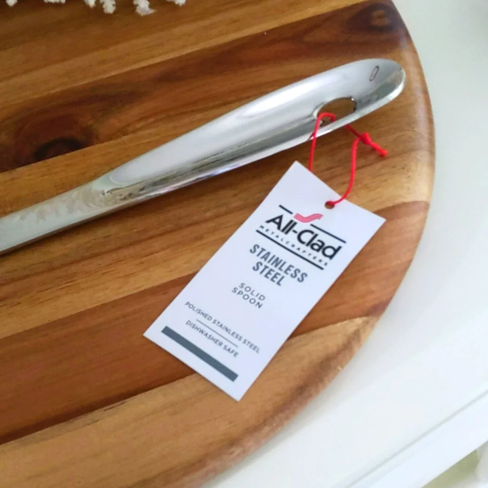 All-Clad 🔥NWT🔥 -solid cooking spoons. NEVER USED! Quality peace for kitchen.A+